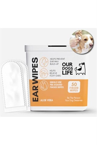 Our Dogs Life Köpek Kulak Temizleme Mendili