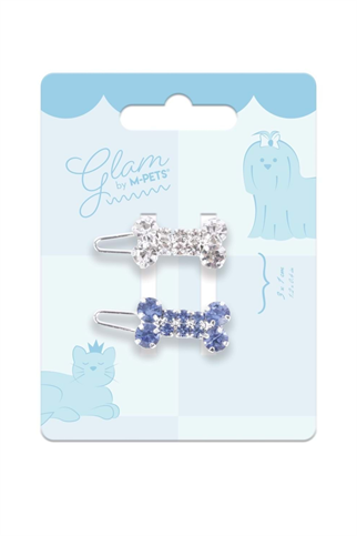 M-PETS GLAM KÖPEKLER İÇİN AKSESUAR TOKA BLUE/WHİTE