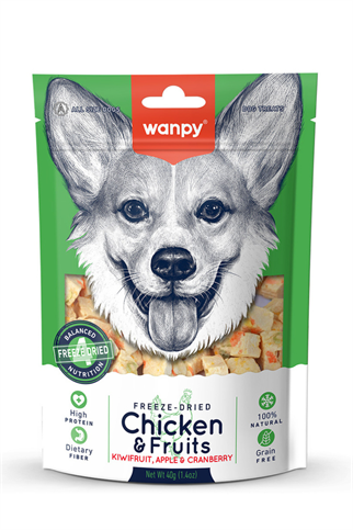 Wanpy Freeze - Dried Chicken&Fruits