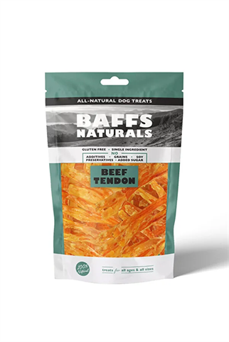Baffs Naturals Baffs Naturals Beef Tendon 100% Natural Chewable Dog Treats 100 gr