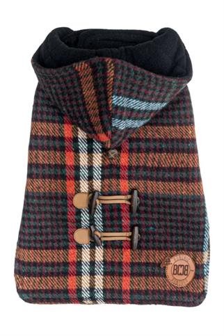 Bcbc Duffle Coat Hooded Dog Jacket Coffee-Blue