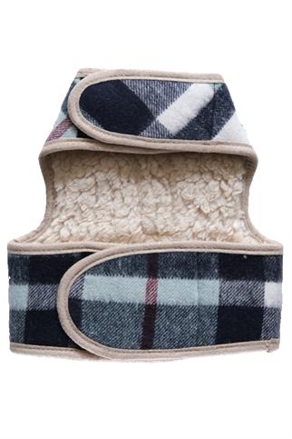 BCBC Fluffy Köpek Vest Harness Mavi