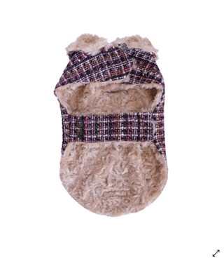 BCBC Gabriella Coat Mürdüm Köpek Ceket