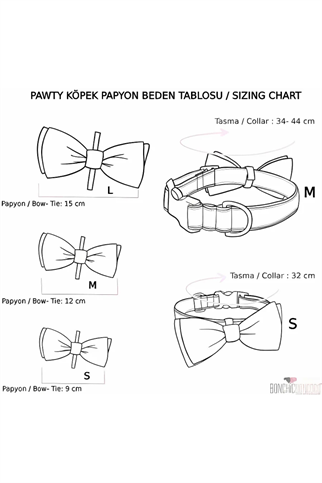 BCBC Pawty Dog Bow-Tie Mavi 