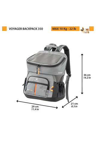 Ferplast Voyager Evcil Hayvan Taşıma Çantası Gri 