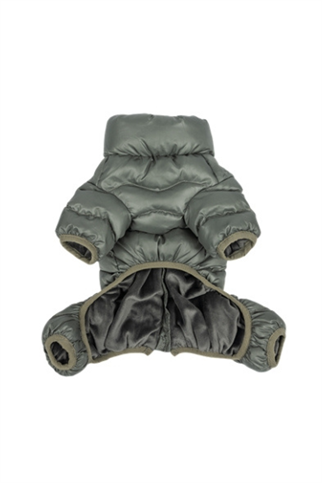 Puppia Wavy Puffer Köpek Tulumu - Haki