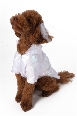 Doredog Beyaz Parlak Mont