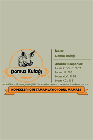 Hooffal Köpek Ödül Maması Domuz Kulağı