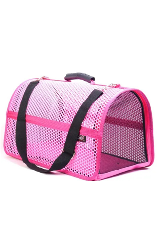 Migno Flybag Voyager Fileli Model Kedi Köpek Taşıma Çantaları - Pembe
