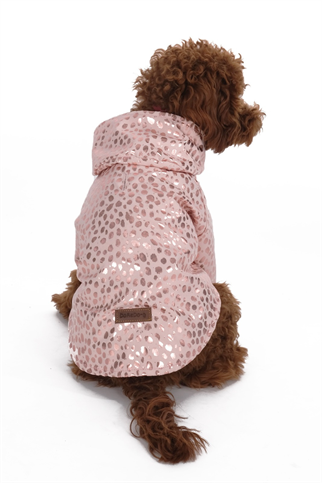 Doredog pembe leopar desenli rüzgarlık