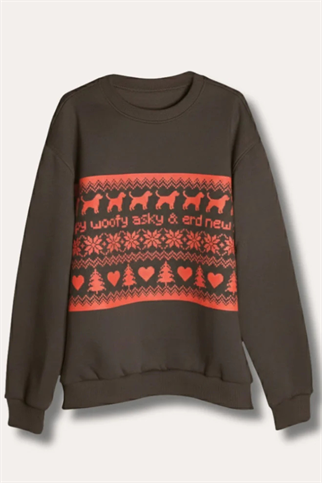 AskyxHuman | Woofmas Chestnut Classic Sweatshirt