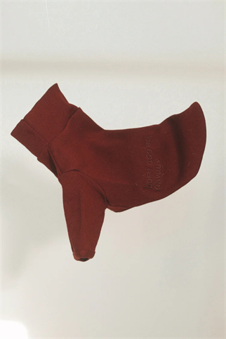 Lil.co Basic Turtleneck Köpek Tshirt Bordo