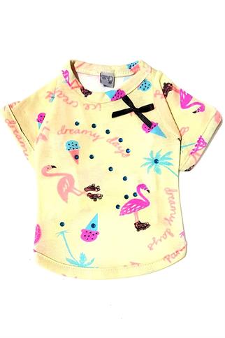 Chili Flamingo Dog T-Shirt