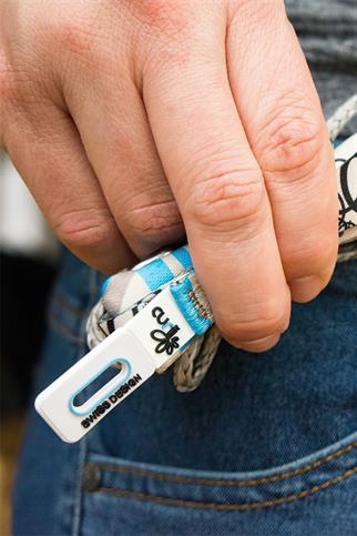 Curli Ultra Sağlam Cep Gezdirme Tasması Gri