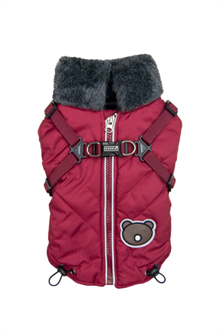 Puppia Isolde Kışlık Köpek Tulumu - Bordo