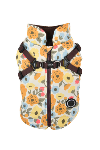 Puppia Alyssa Kışlık Köpek Tulumu - Kahverengi