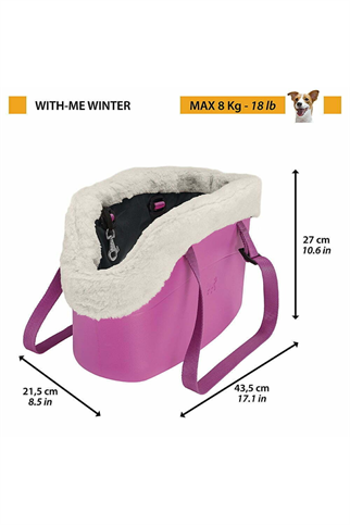 Ferplast With Me Winter Kedi Köpek Taşıma Çantası 