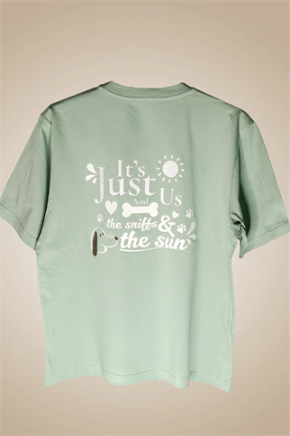 Asky&Erd AskyxHuman | It’s Just Us | Seafoam Mist Tişört