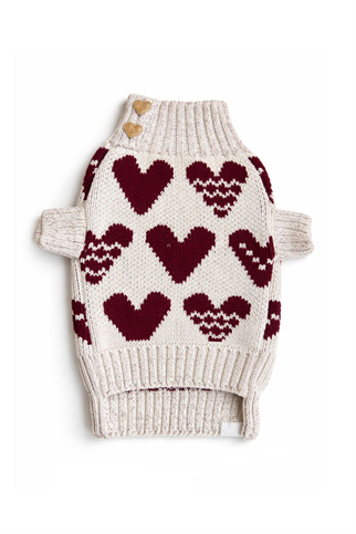 Lorico Kalpli Köpek Kazak Beyaz