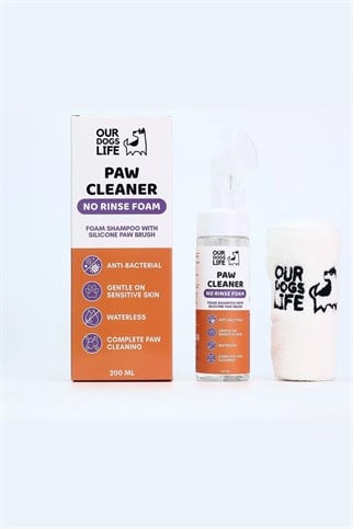 Our Dogs Life Köpük Köpek Pati Temizleyicisi + Havlu ve Fırça