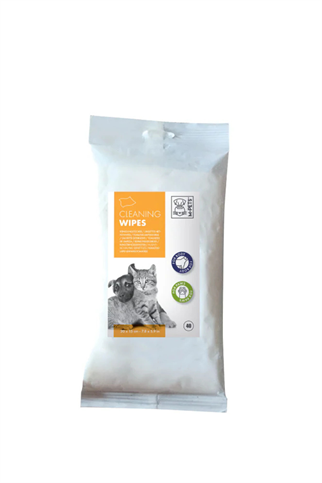 M-PETS KEDİ/KÖPEKLER İÇİN TEMİZLEME MENDİLİ 40LI