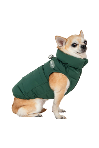 Puppia Puffer Vest Jumper Köpek Tulumu - Yeşil