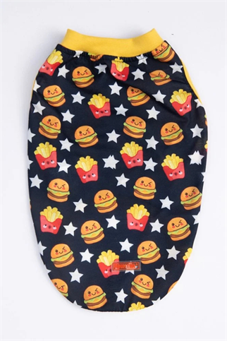 PawStar Star Hamburger T-Shirt Büyük Irk - 6XL
