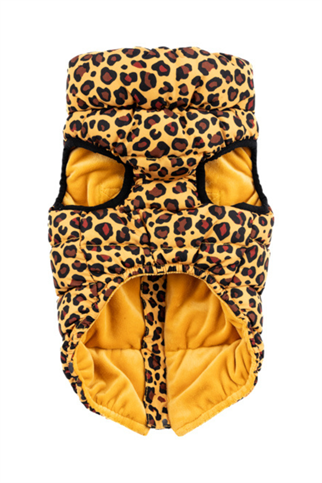 Puppia Wild Puffer Yelekli Göğüs Tasması - Kahverengi