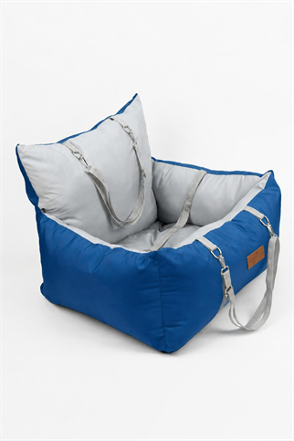 Max Design Maxie Comfort Köpek Araba Yatağı Mavi