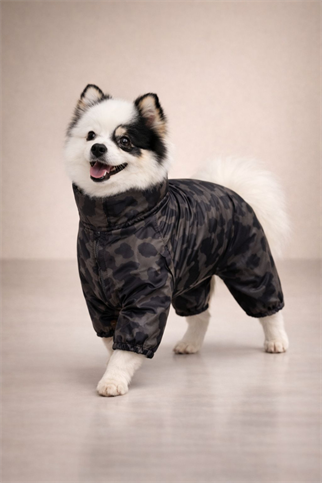 Alphadog Design Coverall Icon Polarlı Köpek Tulum Yağmurluk