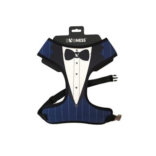 Dogness Gentleman Navy Blue Tuxedo Breast Collar
