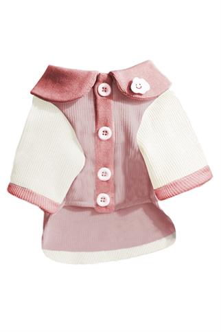 DolcePets - Cloudy T-shirt - Bulutlu Pembe Köpek Tişört