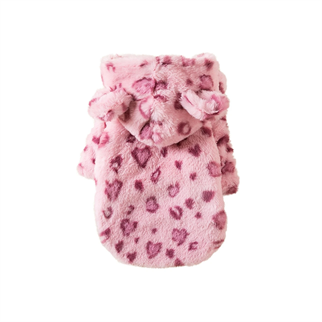 DolcePets Köpek Leopar Ceket Pembe