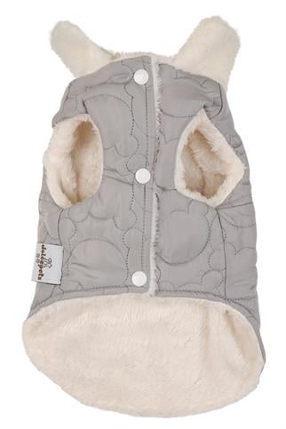 DolcePets Puffer Vest - Köpek Yeleği Gri