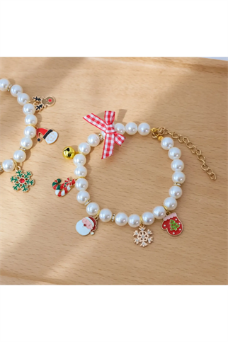 DolcePets Yılbaşı Kedi Köpek Kolyesi/Noel Baba