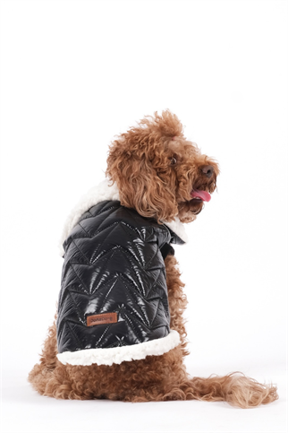 Doredog Siyah Parlak Yelek