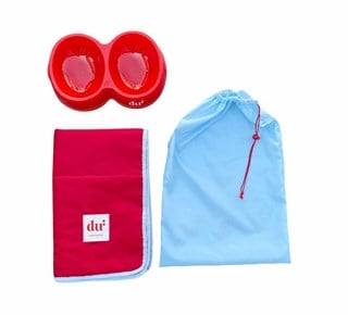 du2 Seyahat Çantası - Mavi & Beyaz