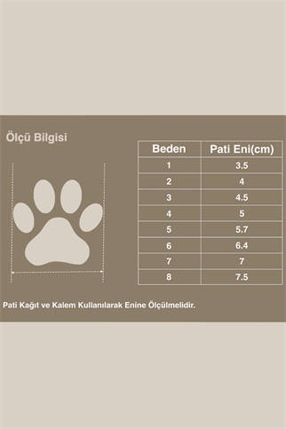 Truelove Köpek Ayakkabısı Kahverengi
