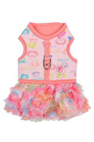 Pinkaholic New York Berthe Elbise Göğüs Tasması Pembe