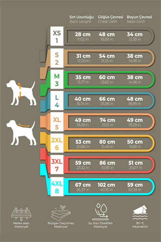 Godoist Köpek Tulumu Puffer - Jumpsuit Series - Kate