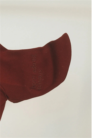 Lil.co Basic Turtleneck Köpek Tshirt Bordo