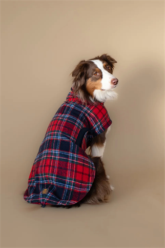 Asky&Erd Chicago Vest Crimson Tartan Plaid 