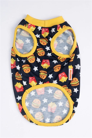 PawStar Star Hamburger T-Shirt Büyük Irk - 6XL
