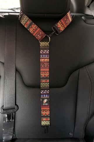 Ethnic Dog Cat Car Car Seat Belt