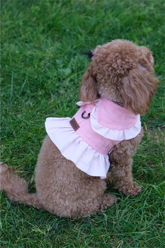 Doredog Kumaş Tasma Pembe 