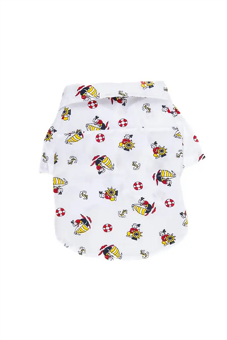 Goodboi Beyaz Poplin Kaptan Gömlek