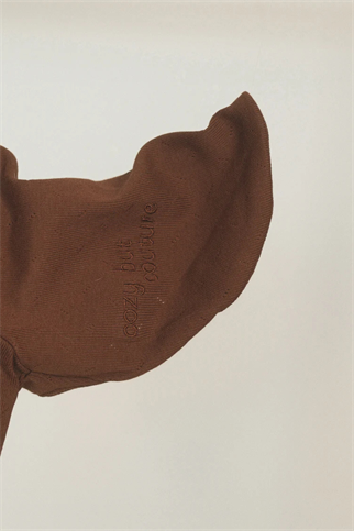 Lil.co Basic Turtleneck Köpek Tshirt Kahve