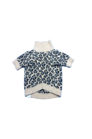 MerPaww Leopar Desenli Sakallı Köpek Kazak
