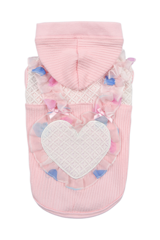 Pinkaholic New York Tiana Kapüşonlu Köpek Sweat Pembe 