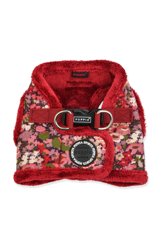 Puppia Gianni Şarap Kırmızısı Köpek Göğüs Tasması